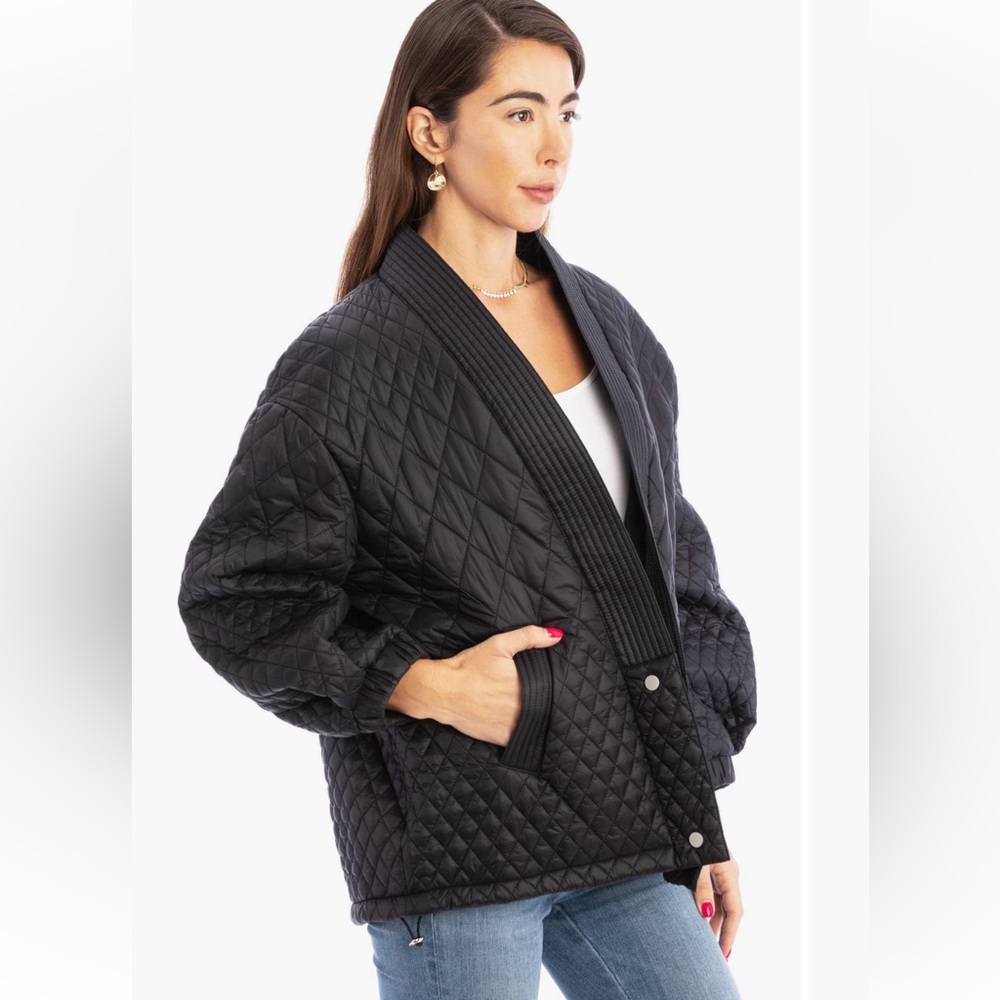 SAACHI Black Diamond Quilted Topper Jacket - Picture 2 of 3